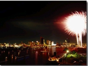 Labor Day Festival Fireworks, Maumee River