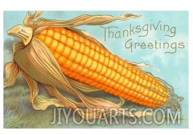 Thanksgiving Greetings, Corn
