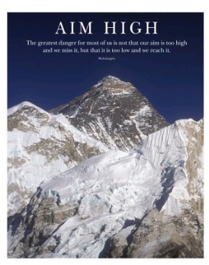 Aim High   Mt Everest Summit