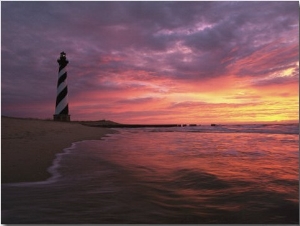 The 198 Foot Tall Lighthouse on Cape Hatteras