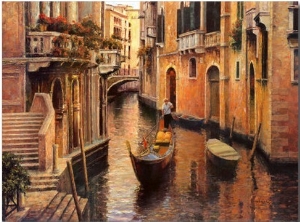 Golden Evening Gondola