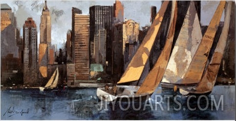 Sailboats in Manhattan I