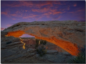 Sunrise at Mesa Arch in Canyonlands National Park, UT