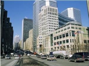 Street Scene, City of Montreal, Quebec, Canada, North America