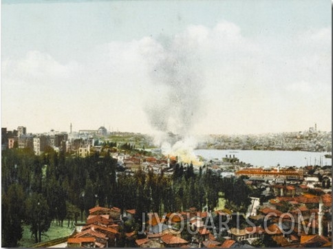 Fire at Kasim Pasa, Constantinople