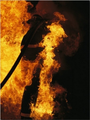 The Sewanee Volunteer Fire Department Practices Firefighting