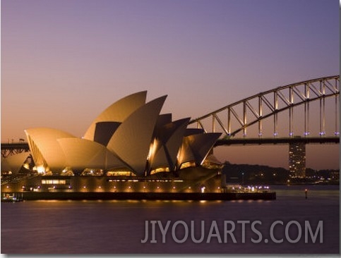 Opera House and Harbour Bridge, Sydney, New South Wales, Australia