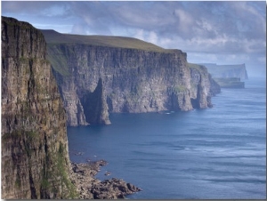 High Cliffs Between 200 and 300M High, on West Coast of Sandoy