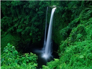 Fuipisia Falls on the Mulivaifagatola River, Atua, Samoa, Upolu