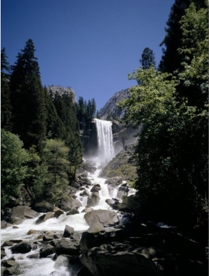 Vernal Falls, 318Ft., Yosemite National Park, Unesco World Heritage Site, California, USA