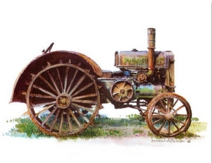 Early Model John Deere Tractor