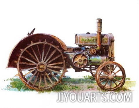 Early Model John Deere Tractor