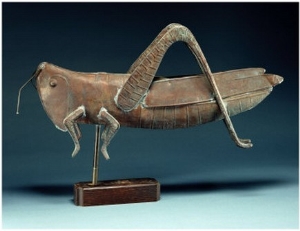 A Grasshopper Weathervane, 19th Century