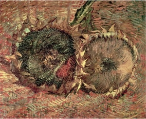 Two Cut Sunflowers, c.1887