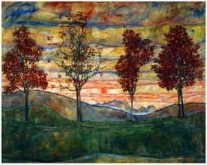 Four Trees, 1917