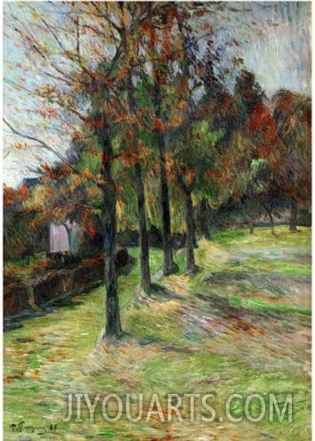 Road in Rouen, II, 1885