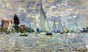 The Boats, or Regatta at Argenteuil, circa 1874