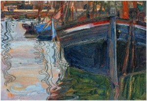 Boats Mirrored in the Water, 1908
