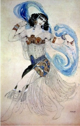 Costume Design for Salome in Dance of the Seven Veils, 1908