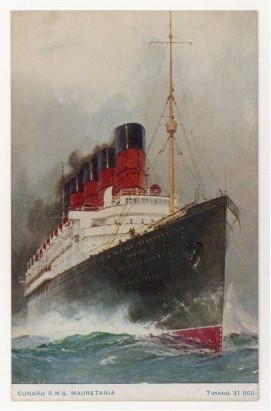 Cunard Passenger Liner on the Transatlantic Run