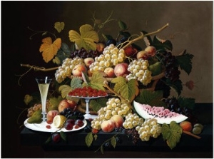 Still Life with Fruit and Champagne