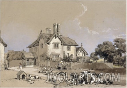 A View of Bury Hill, near Dorking, Surrey, 1837