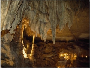 Delicate Limestone Rock Formations in Mammoth Cave