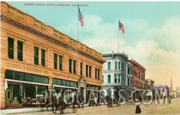 Street Scene, Santa Barbara, California