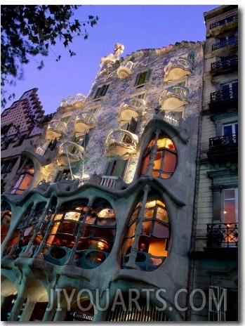 Casa Batllo, Exterior, Barcelona, Spain