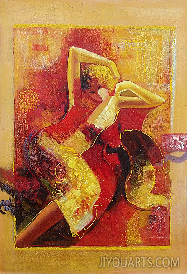 abstract oil painting 100% Handmade Museum Quality0039