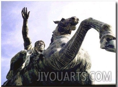 Bronze Equestrian Statue of Emperor Marcus Aurelius