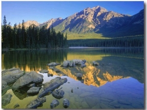 Pyramid Mt. at Sunrise, Canada