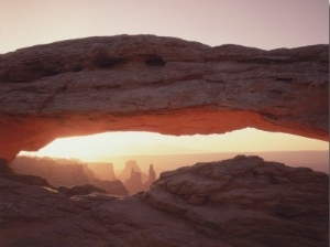 Mesa Arch and Washer Woman Rock Formation