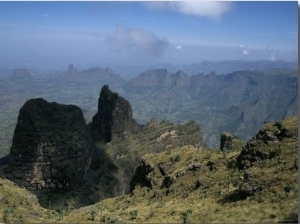 Mesas and Spires of Simien Range, Simien Mountains National Park, Ethiopia