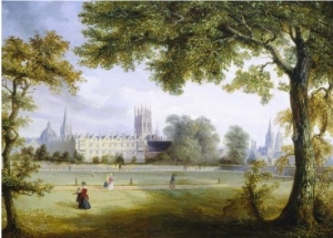 Christ Church from Merton Fields, Oxford