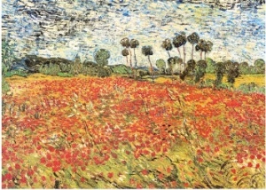 Field of Poppies, Auvers Sur Oise, c.1890