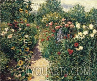 Garden at Giverny, c.1890