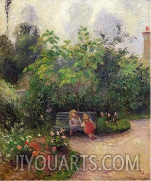 Corner of the Garden at the Hermitage, Pontoise, c.1877