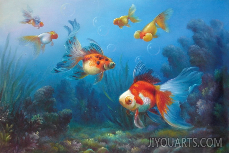 deep sea fish Oil Painting 100% Handmade Museum Quality0016