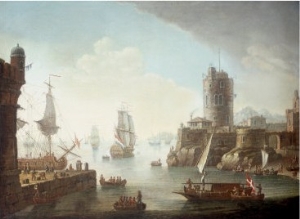 A Mediterranean Harbour Scene