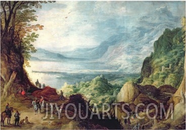 Landscape with Sea and Mountains