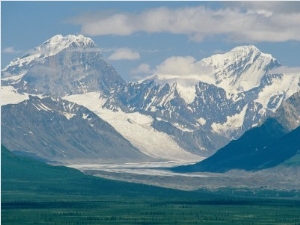Mount Deborah and Hess Mountain from the Denali Highway