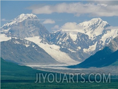 Mount Deborah and Hess Mountain from the Denali Highway