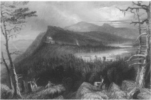The Two Lakes and the Mountain House on the Catskills, 1838