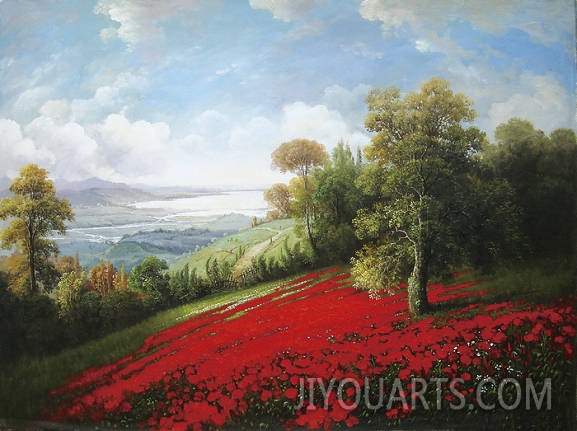 Landscape Oil Painting 100% Handmade Museum Quality0005