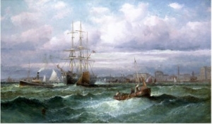 Shippping of the Coast at Brighton