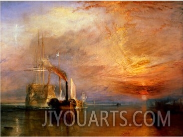 The  Fighting Temeraire  Tugged to Her Last Berth to be Broken Up, Before 1839