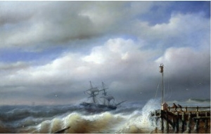 Rough Sea in Stormy Weather, 1846