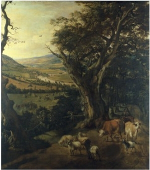 A View of the Thames Valley, with Henley in the Distance, 1697