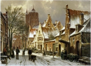A Winter Street Scene